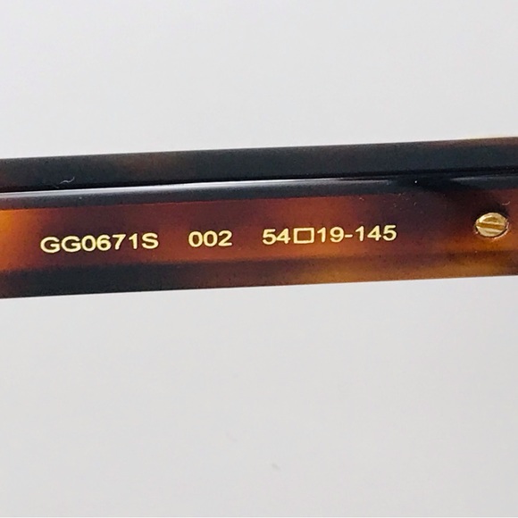 New  - Gucci Men’s Snakeskin Sunglasses GG0671S 002 Havana Limited edit… - Picture 12 of 14